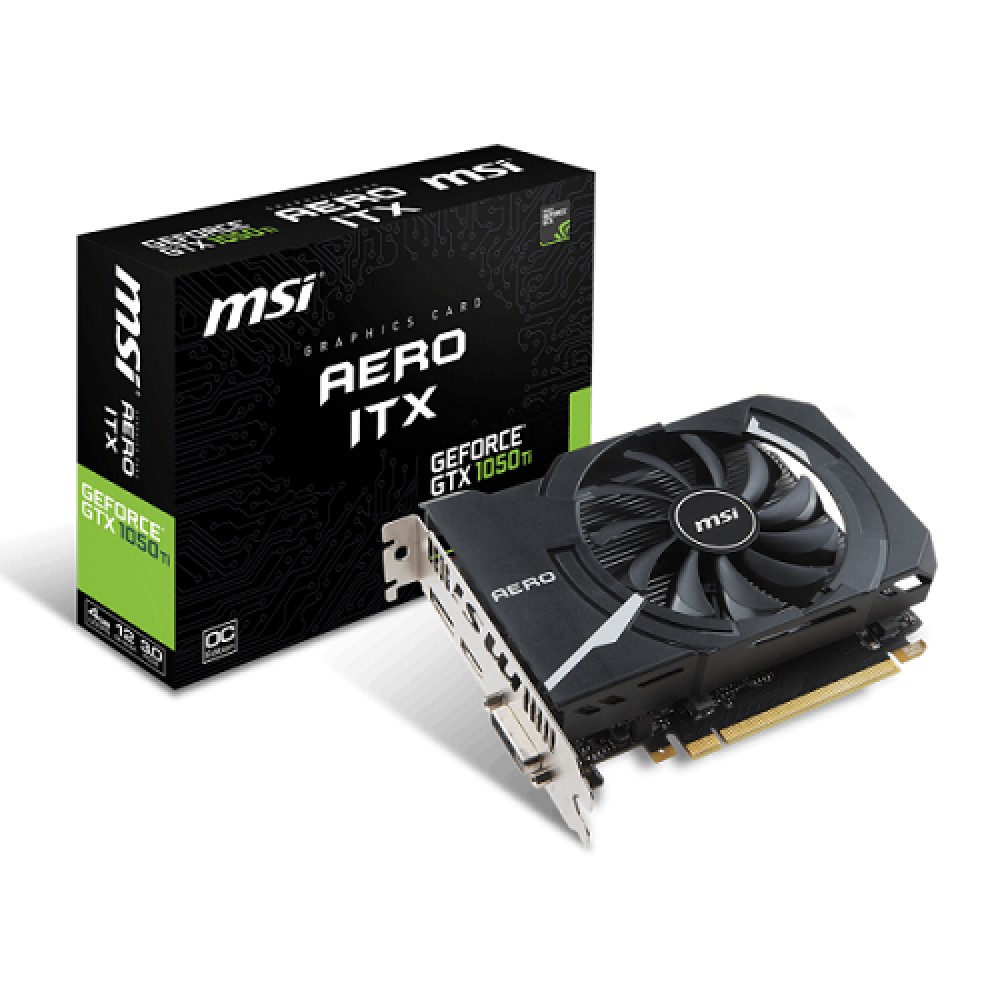 MSI GTX 1050 Ti AERO ITX 4G OCV1 4G 128Bit HDMI/DP