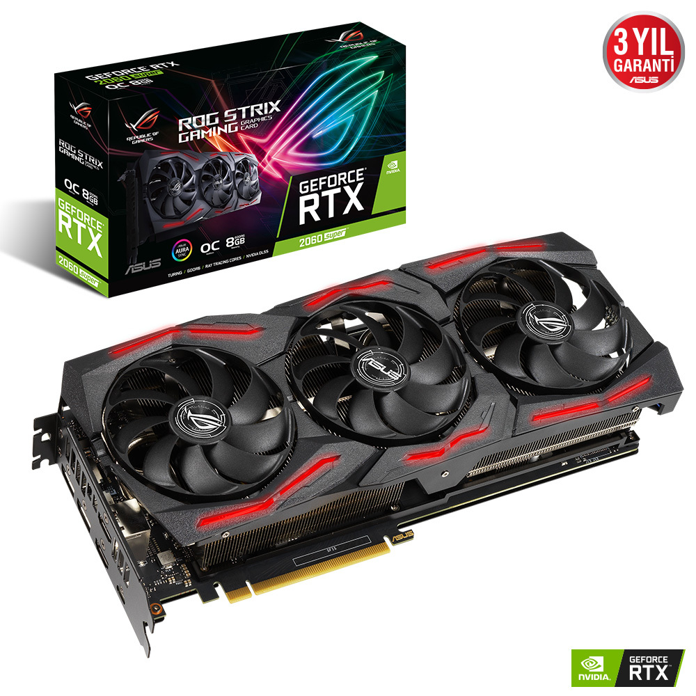 ASUS ROG-STRIX-RTX2060S-O8G-EVO-GAMING 8GB GDDR6
