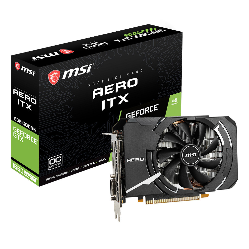 MSI GTX 1660 SUPER AERO ITX OC 6GB GDDR6 HDMI 192Bit